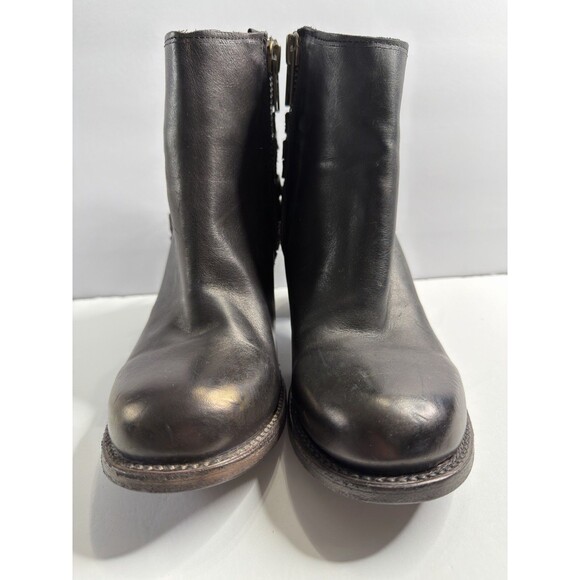 Freebird by Steven Hermosa Leather Buckle Ankle Booties Women's 11 Rare - Picture 6 of 8